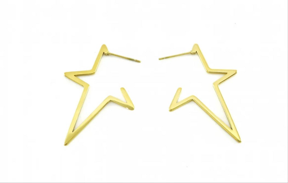 Pendiente Laia dorado