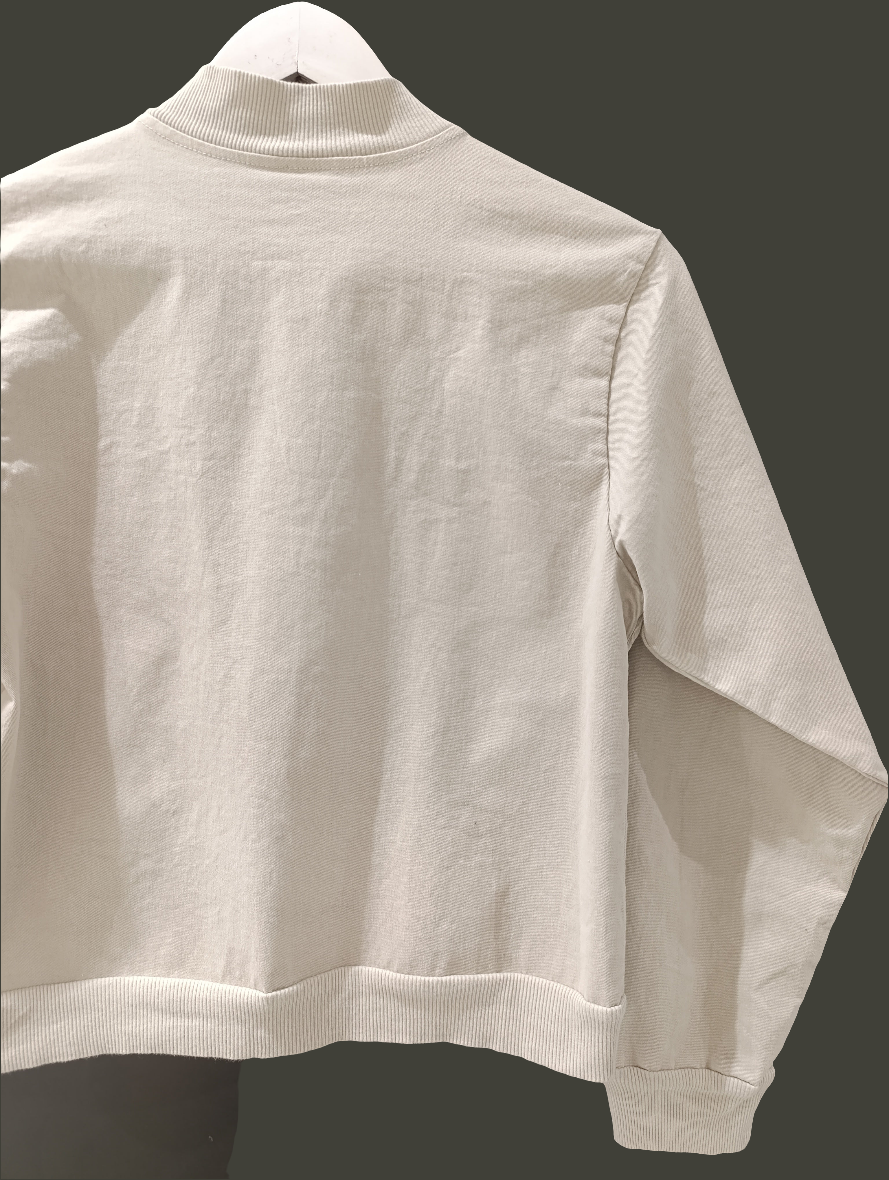 Chaqueta loneta cruda