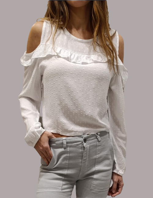 Blusa Camila blanca