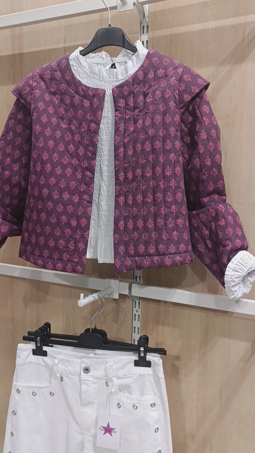 Chaqueta Mika burdeos