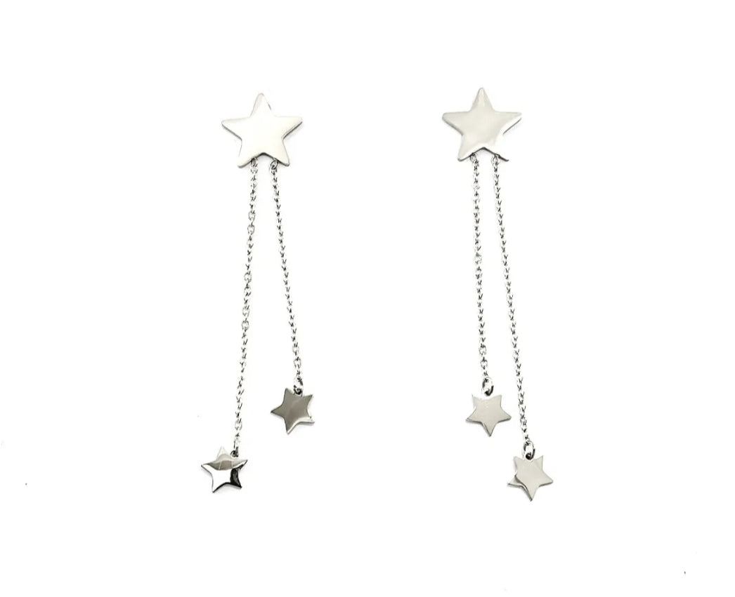 Pendiente largo estrellas