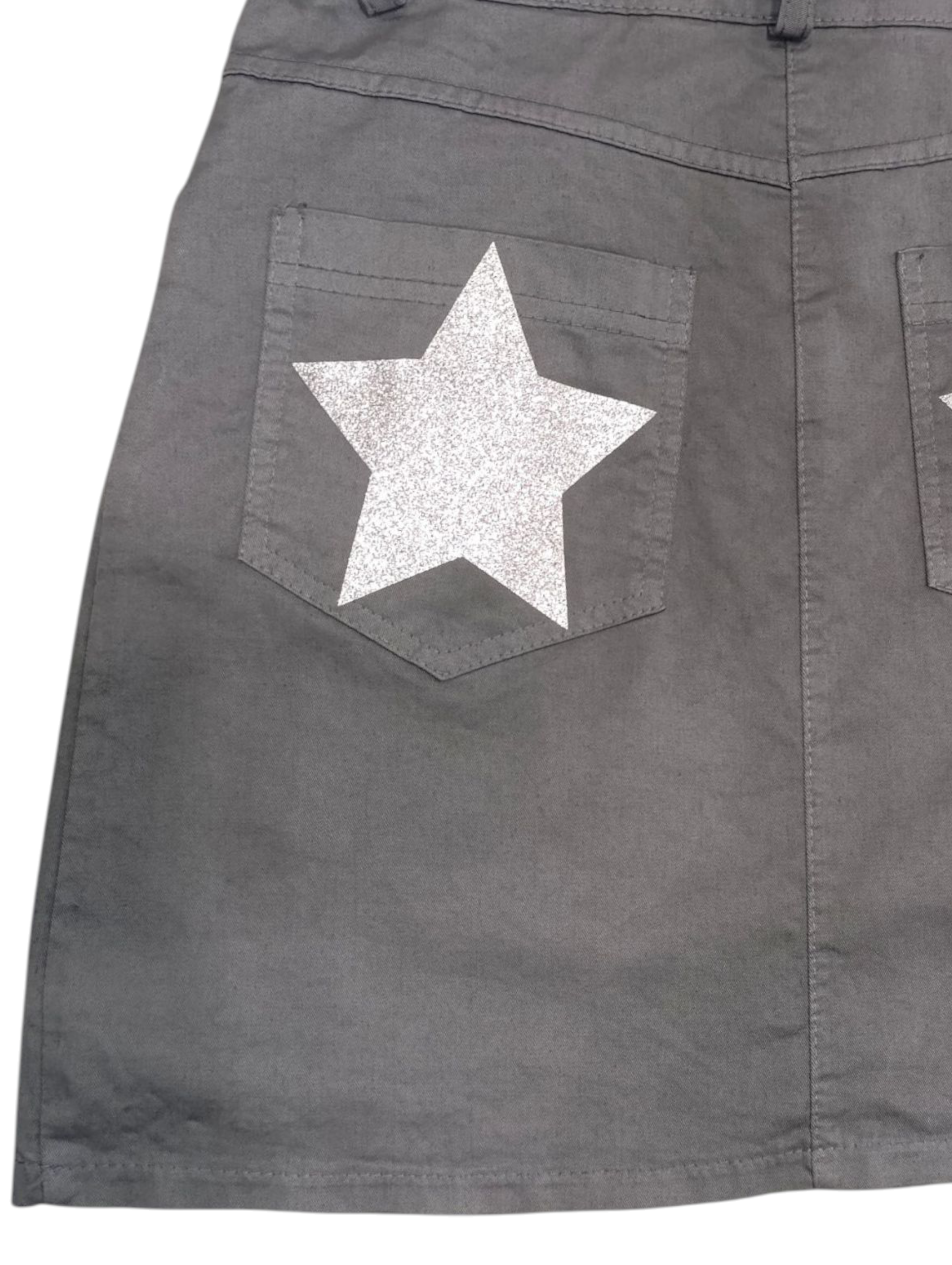 Falda Star gris