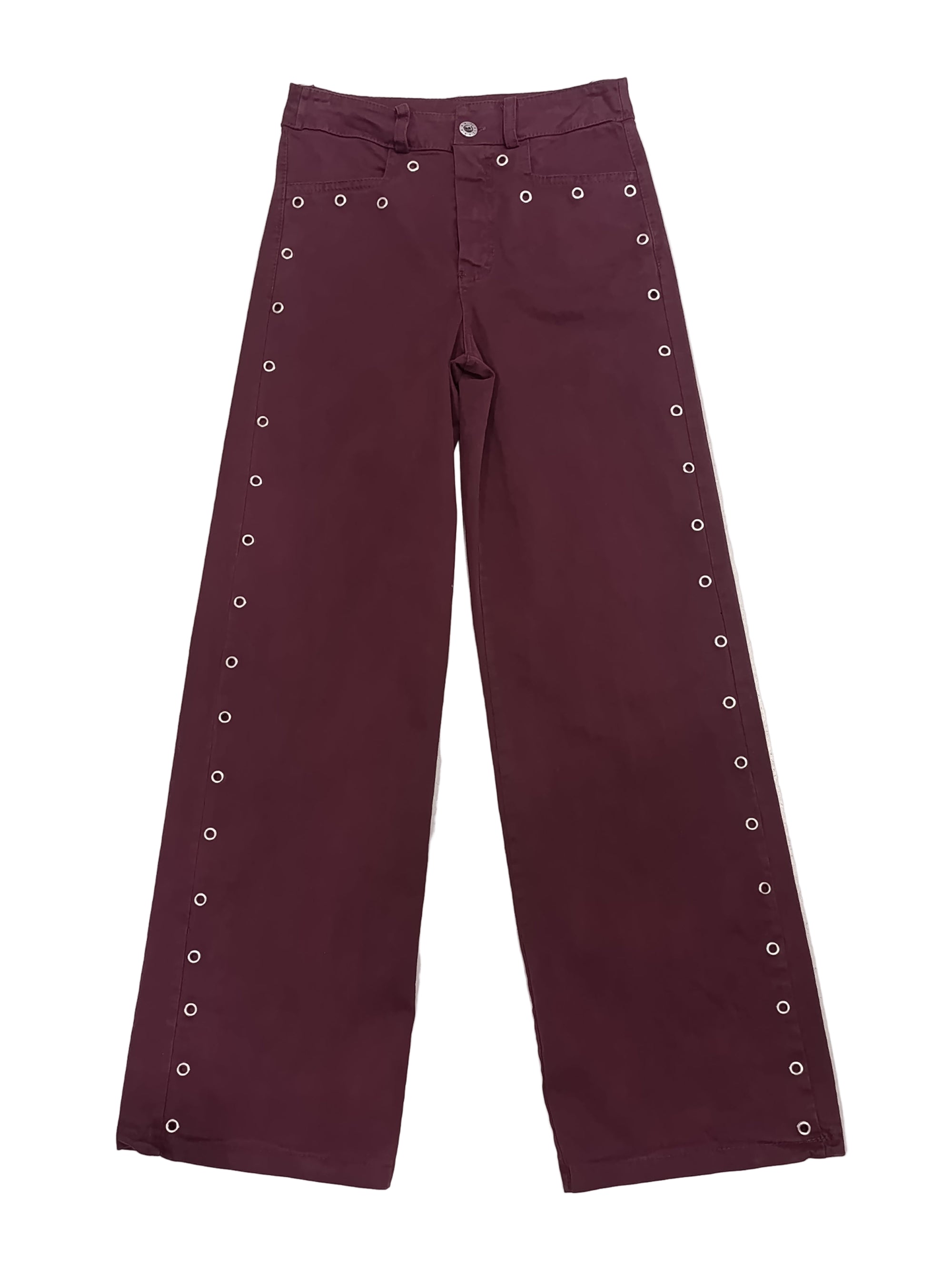 Pantalón Lisa burdeos