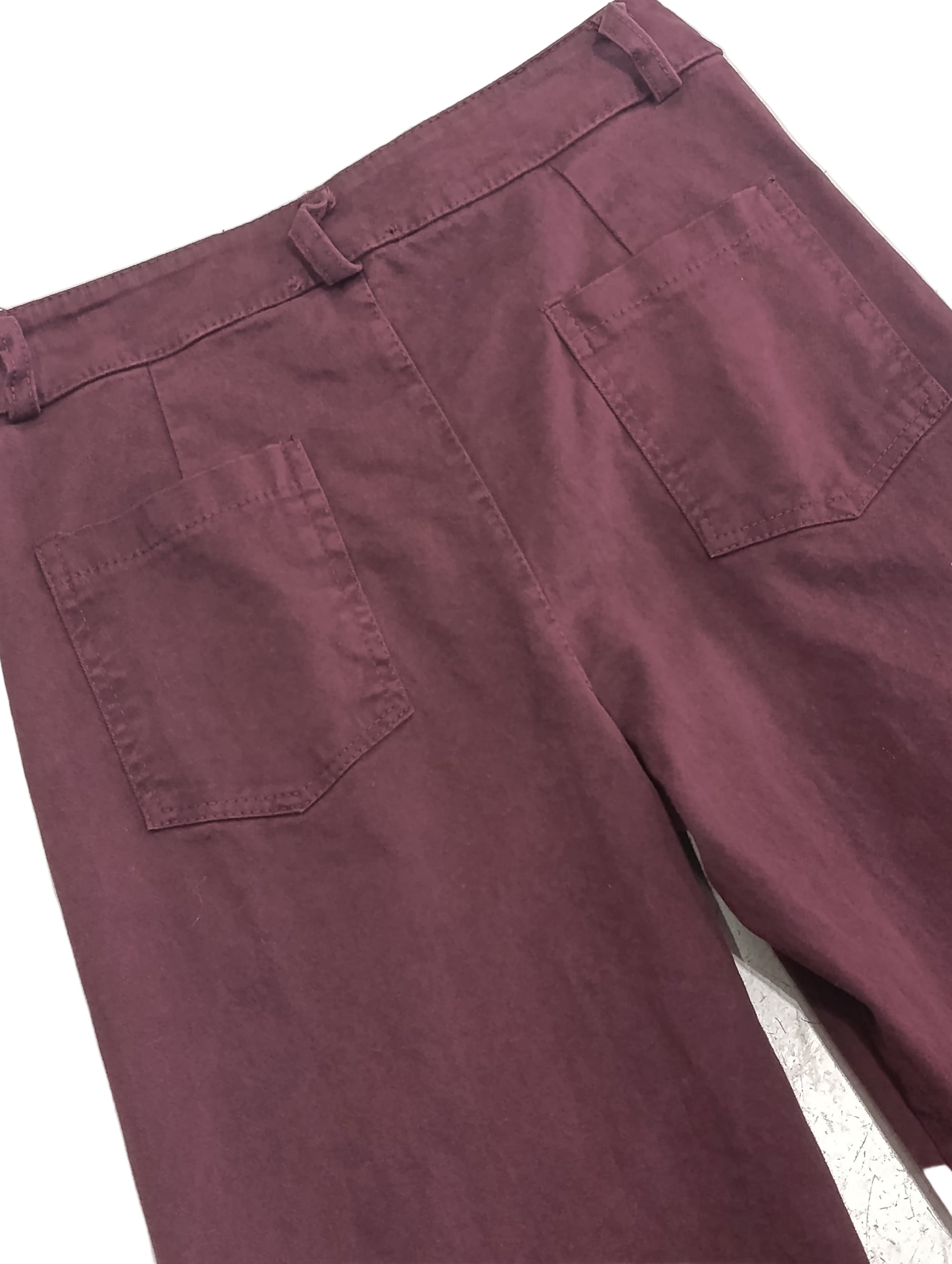 Pantalón Lisa burdeos